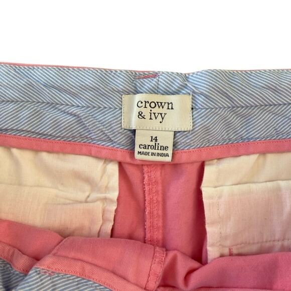 Crown & Ivy Pink Caroline Shorts - Size 14 - Picture 3 of 4
